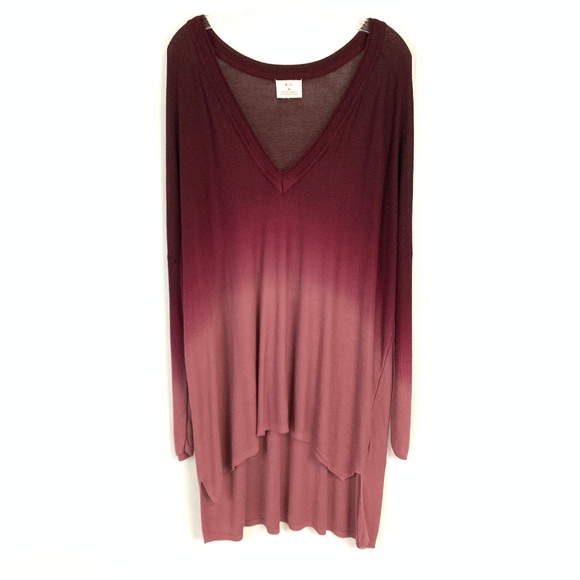 Pins & Needles Tops - UO Pins and Needles Ombre Dip Dye Sweater